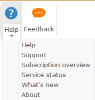 like Help, Support, Subscription